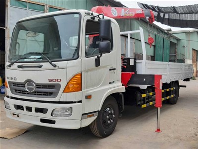 Xe tải cẩu HINO 5 TẤN (FC9JLTC - cẩu UNIC 3 tấn 3 đốt)