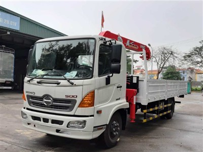 Xe tải cẩu HINO 5 TẤN (FC9JLTC - cẩu UNIC 3 tấn 4 đốt)