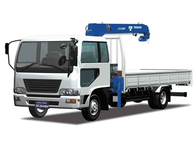 Xe tải cẩu Hino 7 tấn - Cần cẩu Tadano ZE304MH (FG8JP7A-F, Cần cẩu Tadano 3 tấn, 4 đốt)