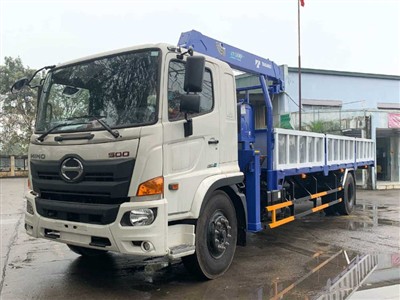 Xe tải cẩu HINO 7 TẤN (FG8JT7A, cẩu Tadano 5 tấn 4 đốt)
