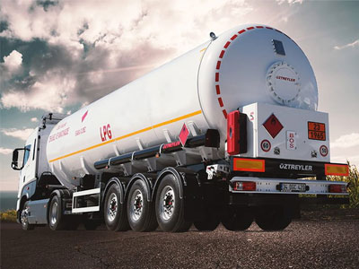 Xe bồn chở khí gas